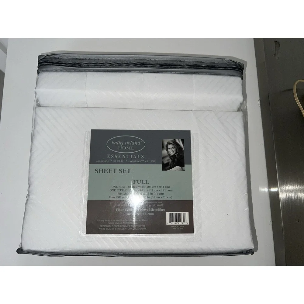 (B30/28)Kathy Ireland Bedding Sheet Set Size Full